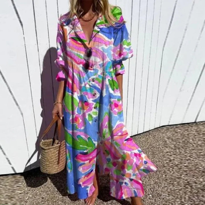 Tinsley – Vibrant Printed Maxi Dress