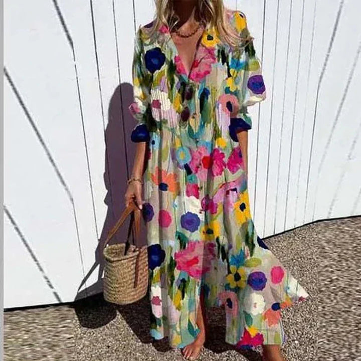 Tinsley – Vibrant Printed Maxi Dress