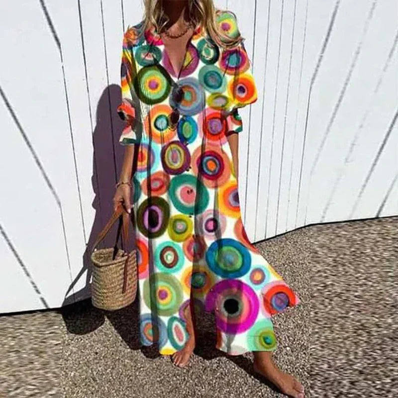 Tinsley – Vibrant Printed Maxi Dress