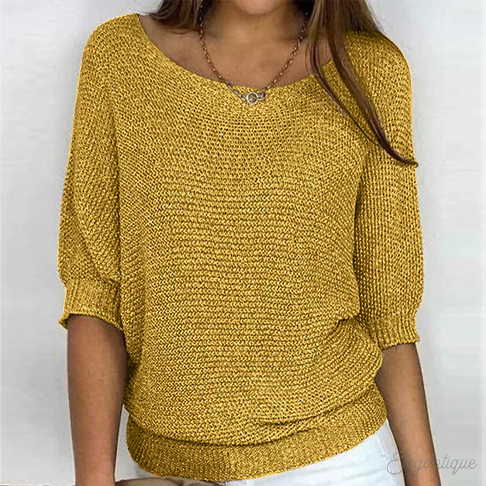 Zaphina - Relaxed Knit Top