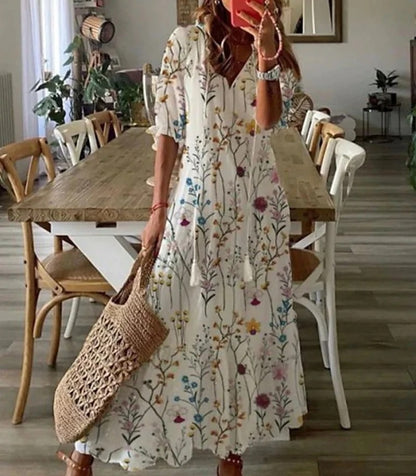 Marlowe – Bohemian Printed Maxi Dress